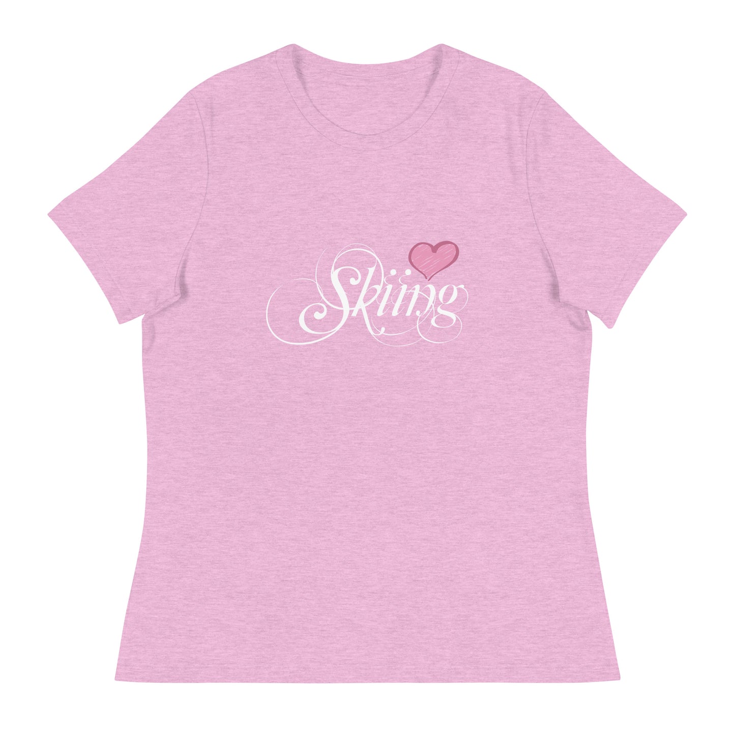 CS0047 - 02001 - Love Skiing/Women's Relaxed T-Shirt