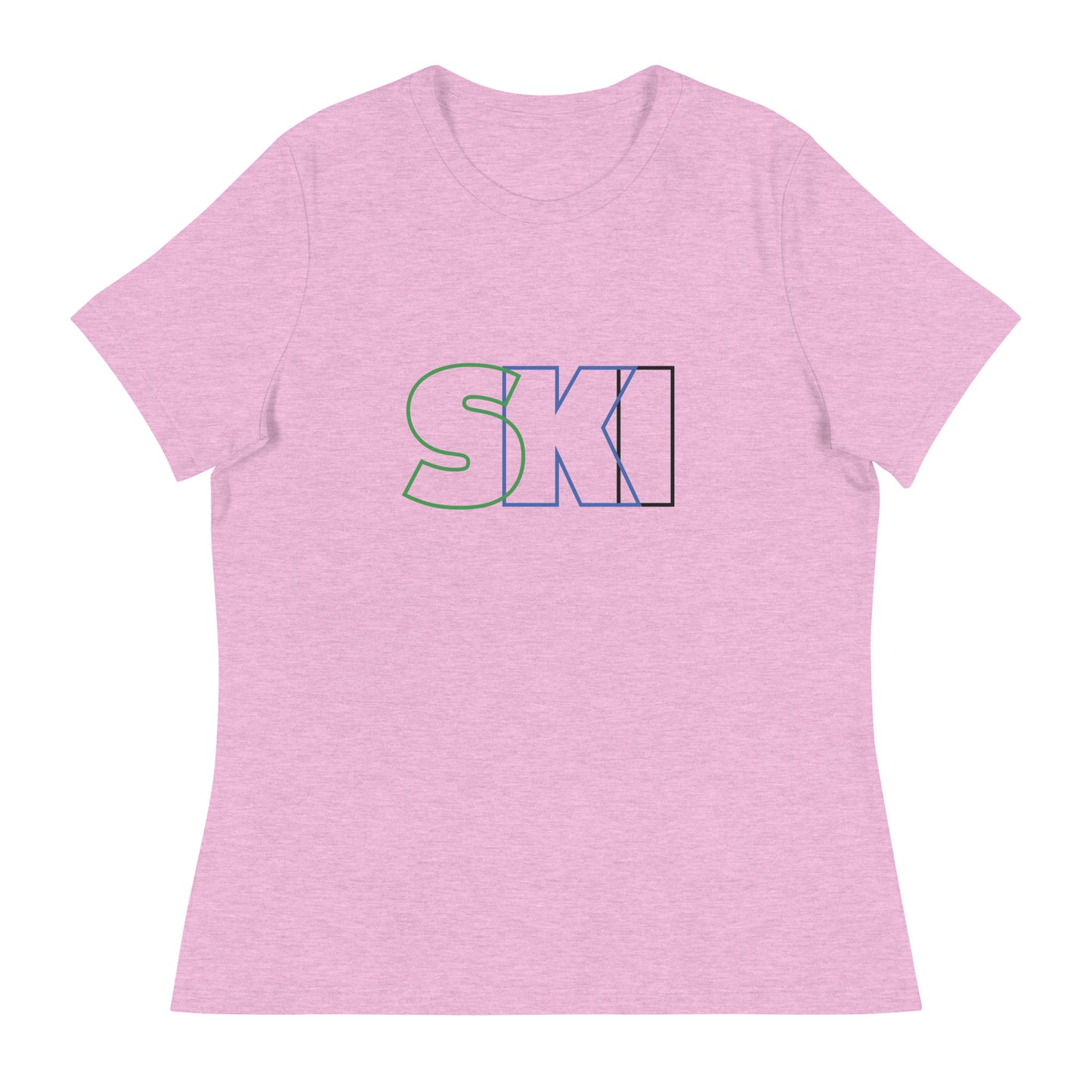 CS0052 - 02001 - SKI Outlined Women's Relaxed T-Shirt