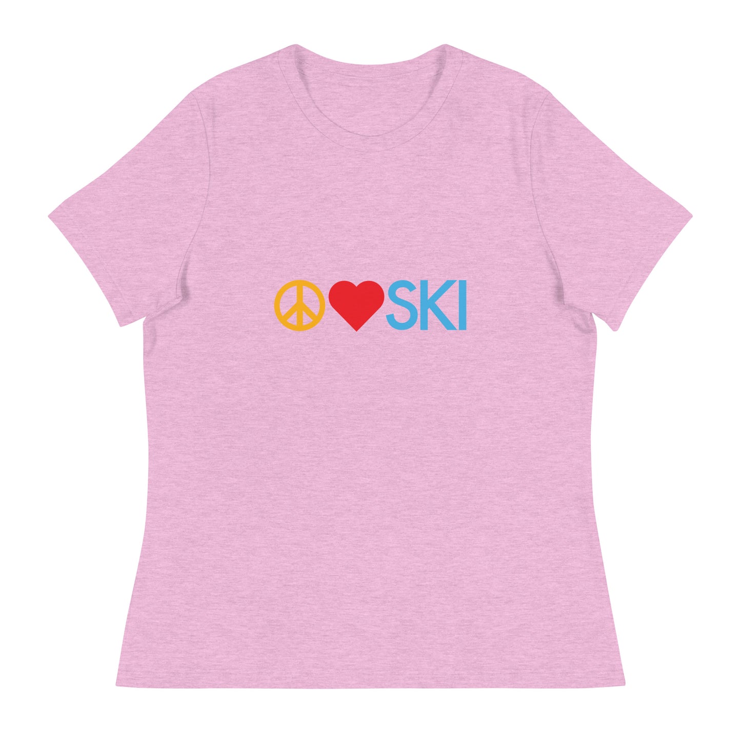 CS0026 - 02001 - Peace | Love | SKI Women's Relaxed T-Shirt