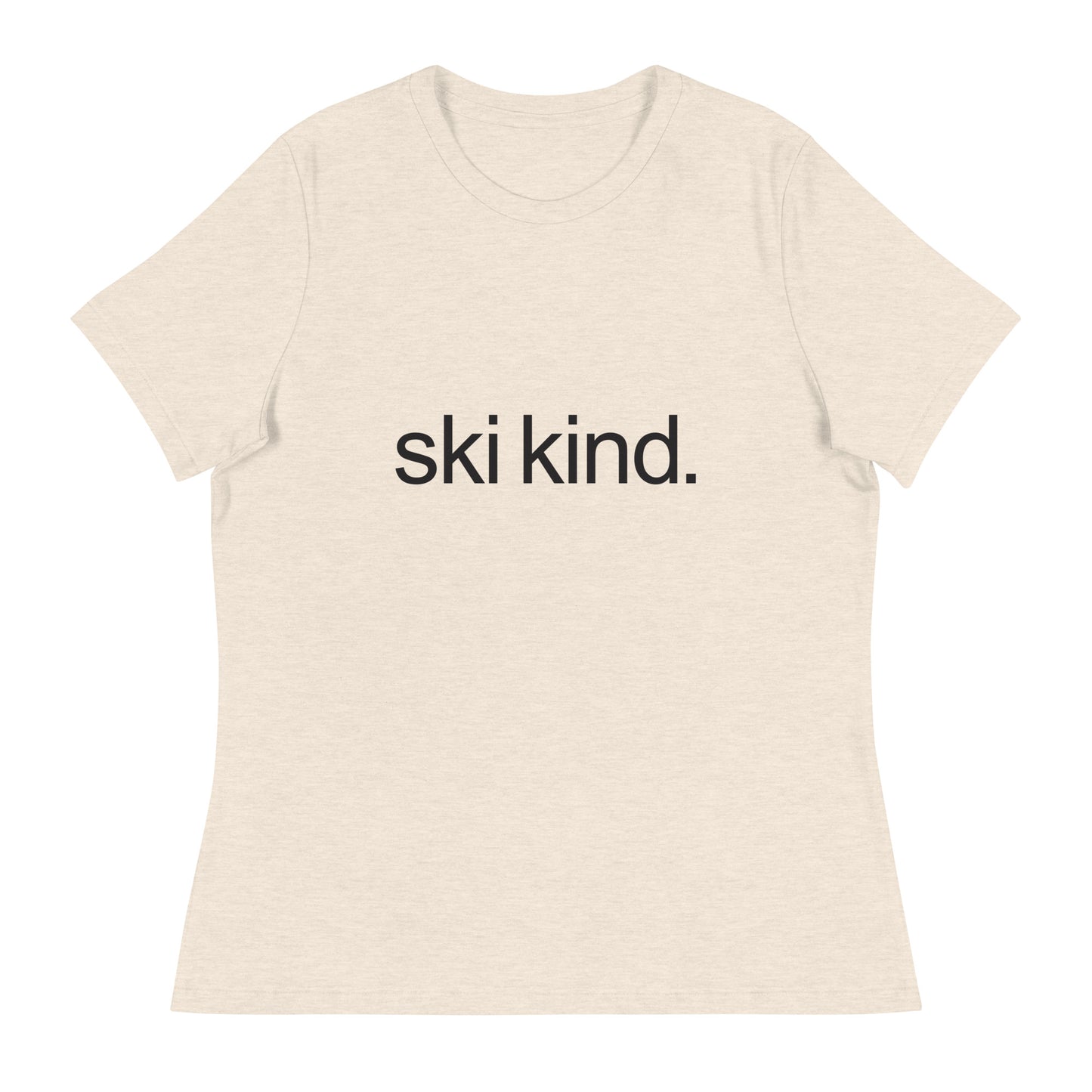 CS0017 - 02001 - ski kind Women's Relaxed T-Shirt