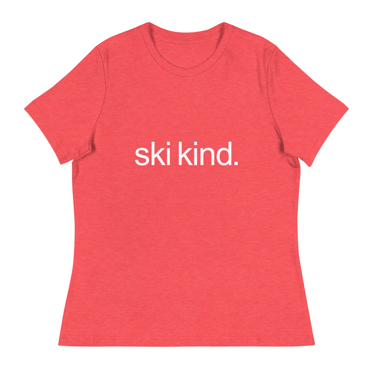 CS0017 - 02001 - ski kind Women's Relaxed T-Shirt