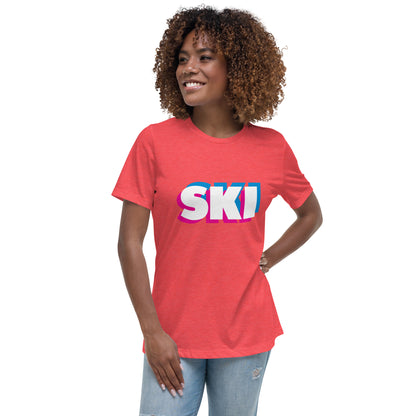 CS0058 - 02001 - 3D SKI Women's Relaxed T-Shirt