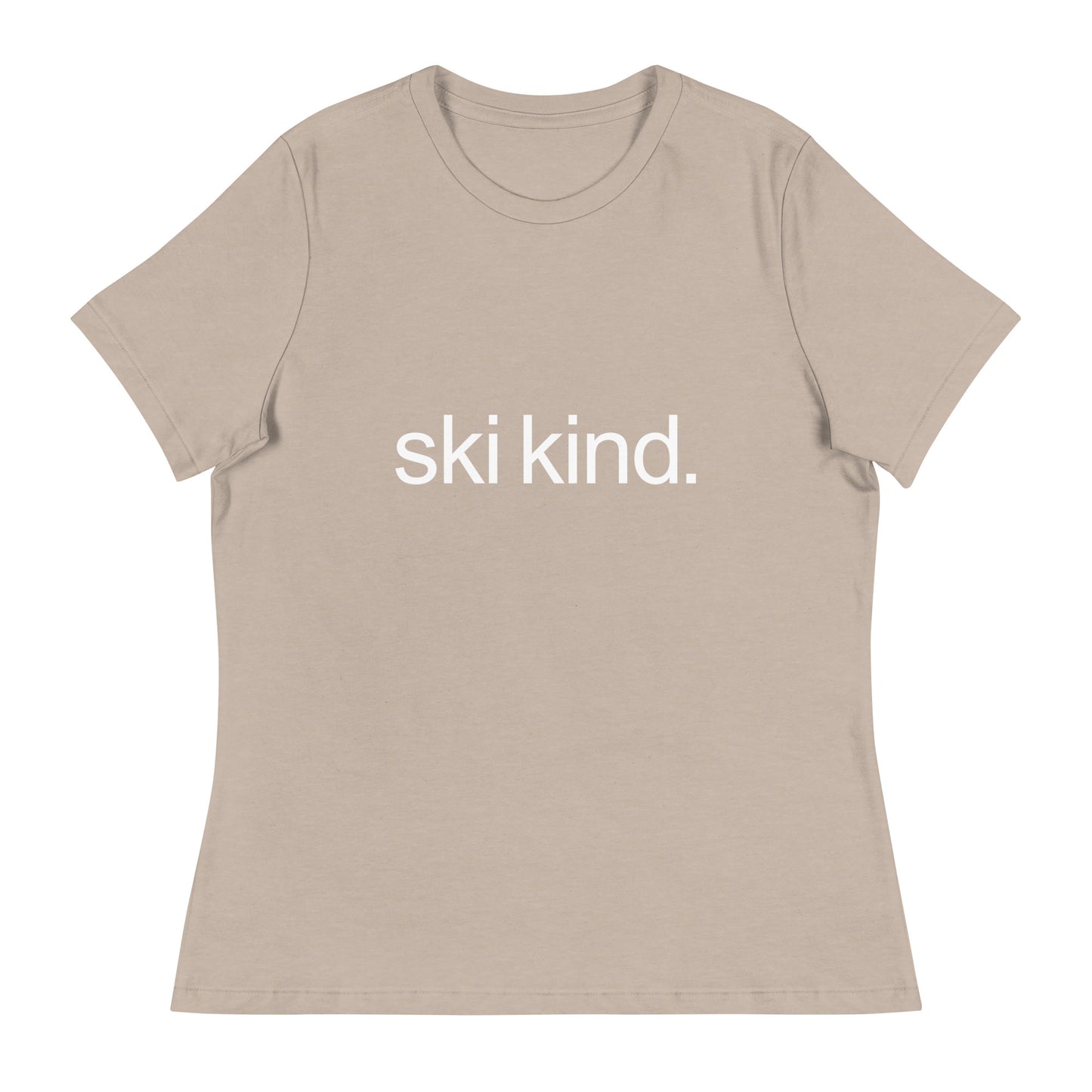 CS0017 - 02001 - ski kind Women's Relaxed T-Shirt