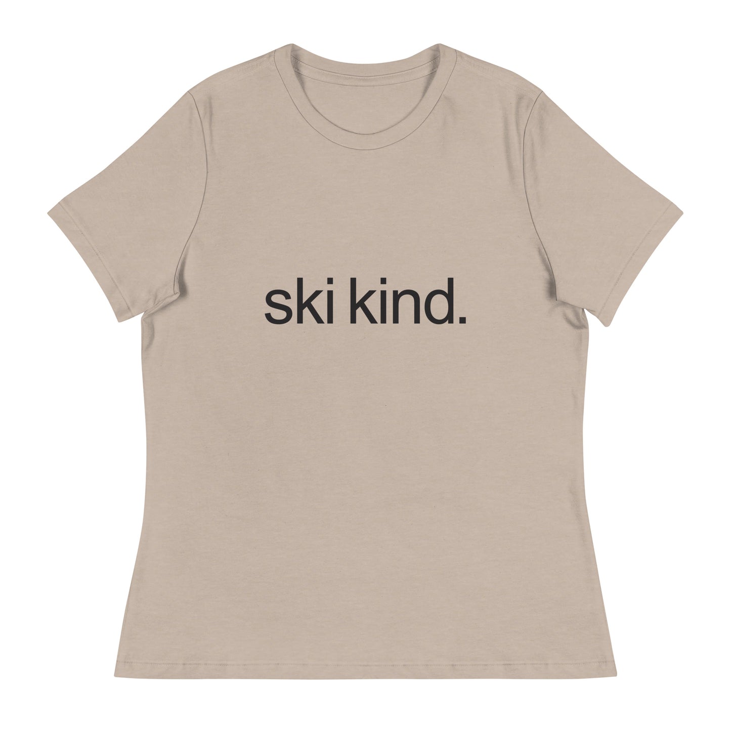 CS0017 - 02001 - ski kind Women's Relaxed T-Shirt