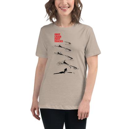 CS0042 - 02001 - First Chair First Tracks Women's Relaxed T-Shirt