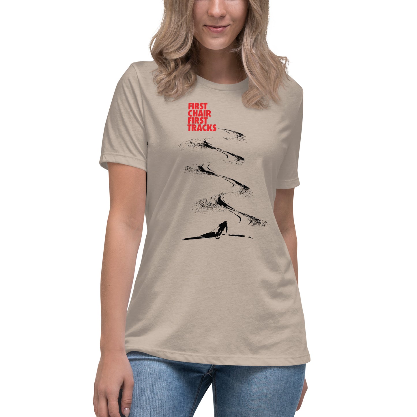 CS0042 - 02001 - First Chair First Tracks Women's Relaxed T-Shirt