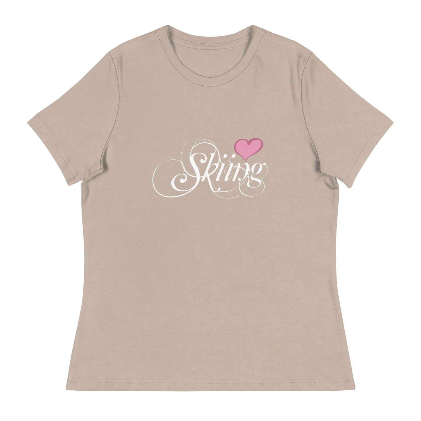 CS0047 - 02001 - Love Skiing/Women's Relaxed T-Shirt