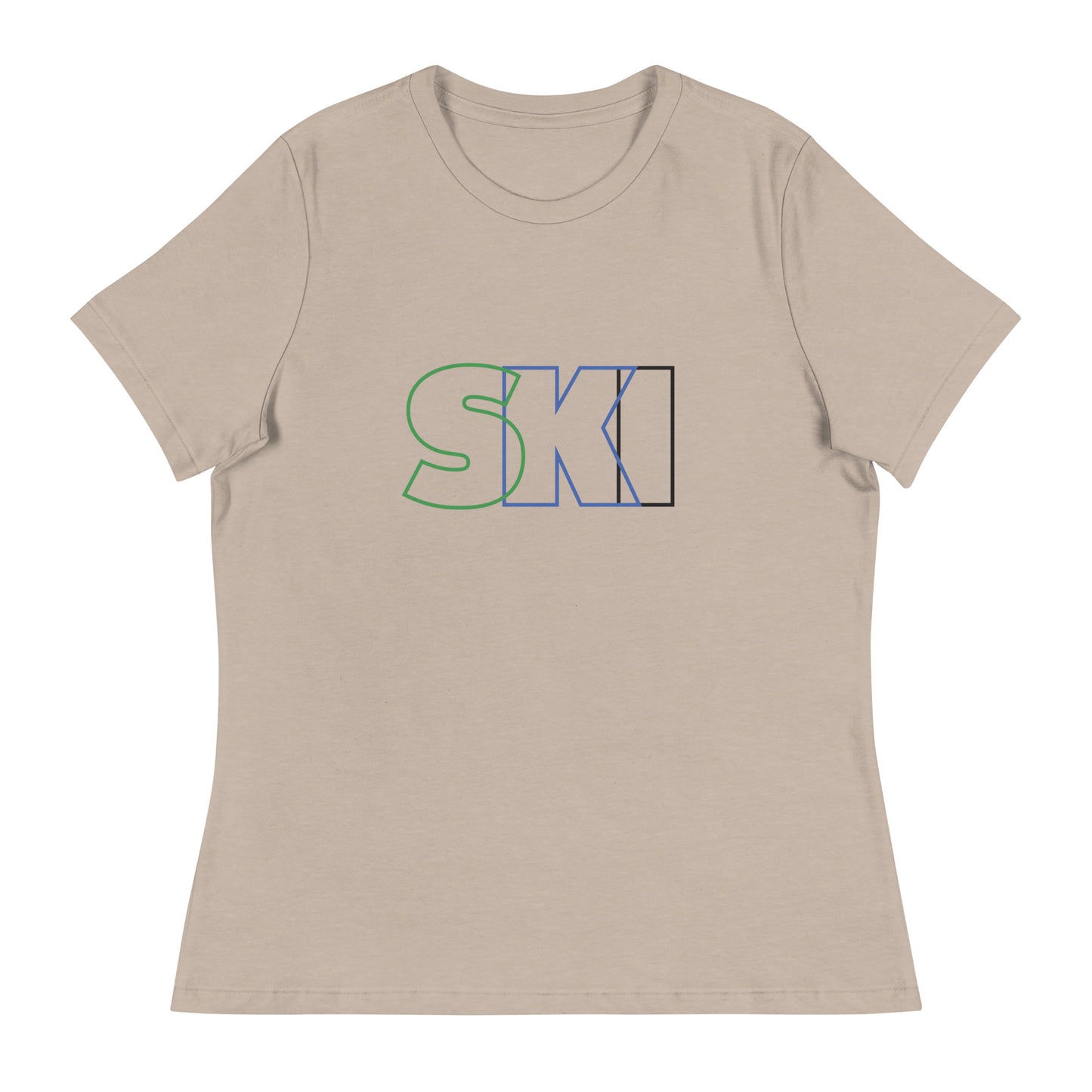 CS0052 - 02001 - SKI Outlined Women's Relaxed T-Shirt