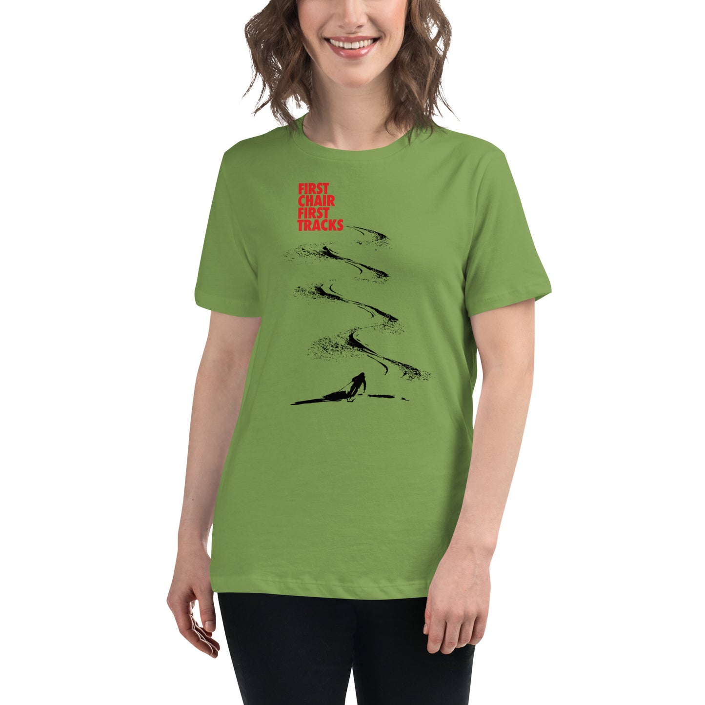 CS0042 - 02001 - First Chair First Tracks Women's Relaxed T-Shirt