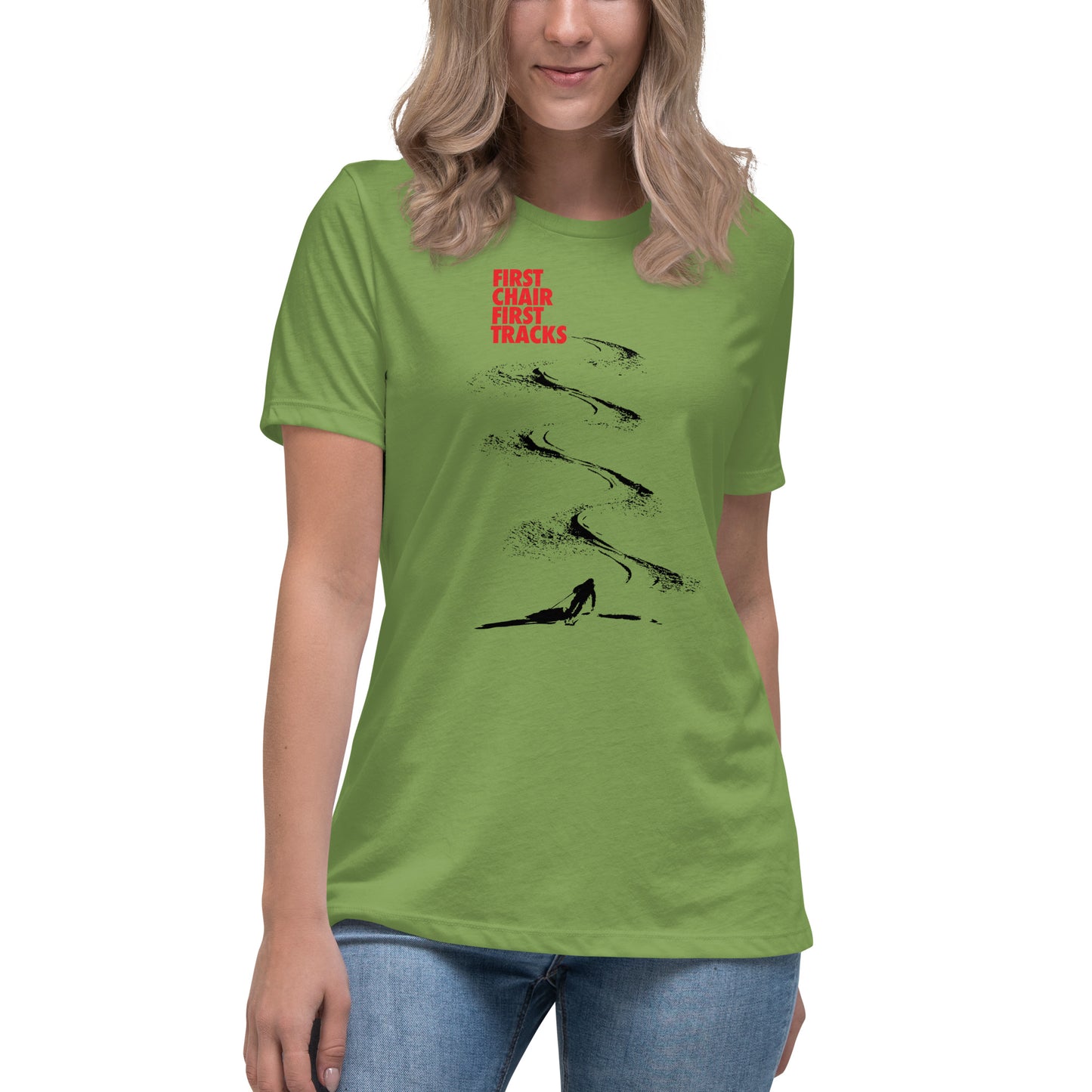 CS0042 - 02001 - First Chair First Tracks Women's Relaxed T-Shirt