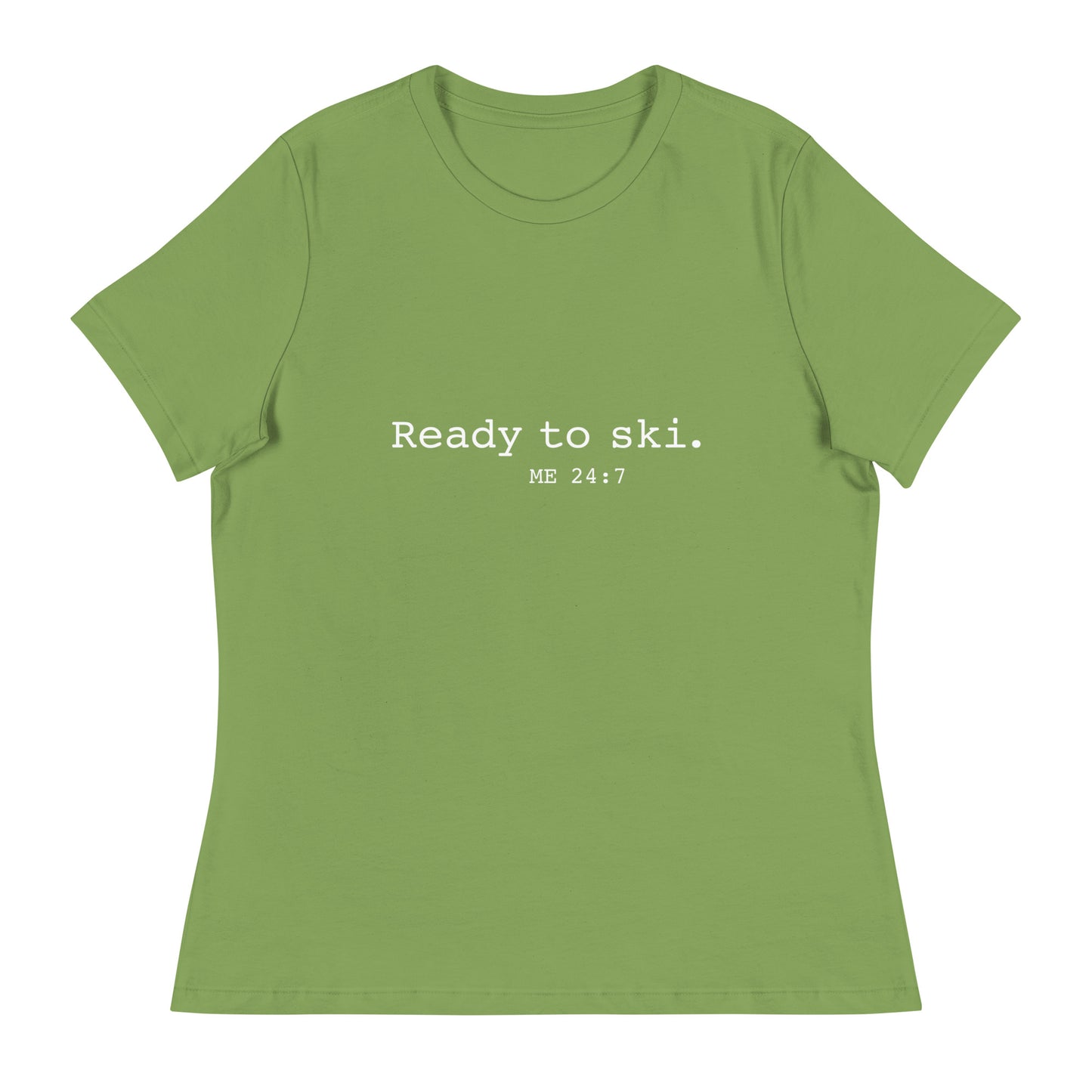 CS0070 - 02001 - Ready to ski. Women's Relaxed T-Shirt