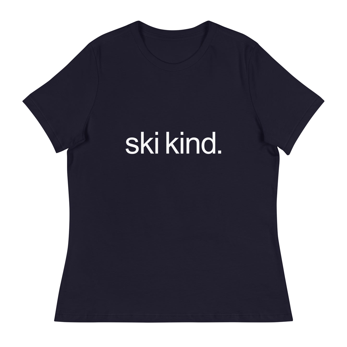 CS0017 - 02001 - ski kind Women's Relaxed T-Shirt