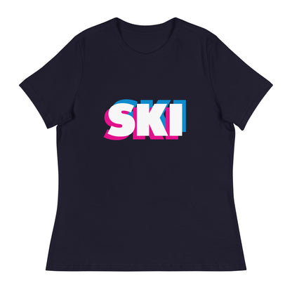 CS0058 - 02001 - 3D SKI Women's Relaxed T-Shirt