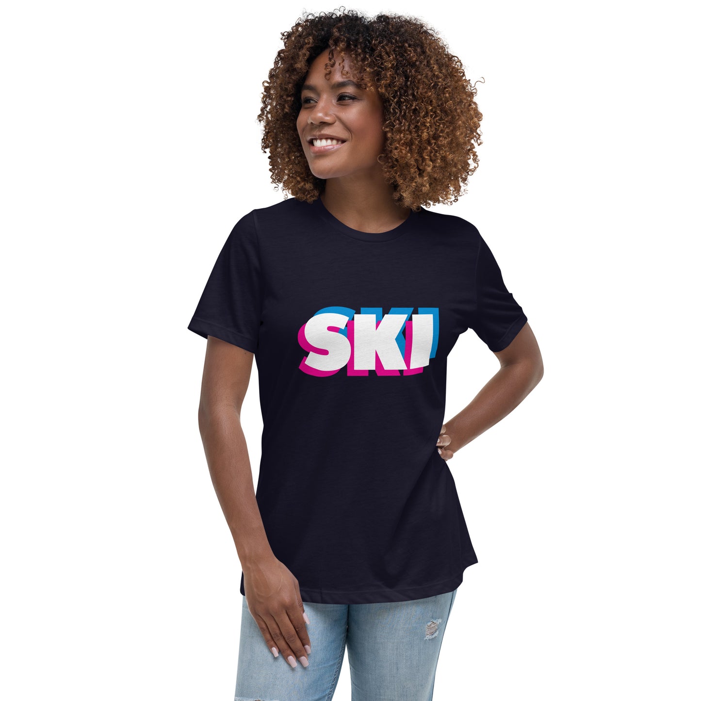 CS0058 - 02001 - 3D SKI Women's Relaxed T-Shirt