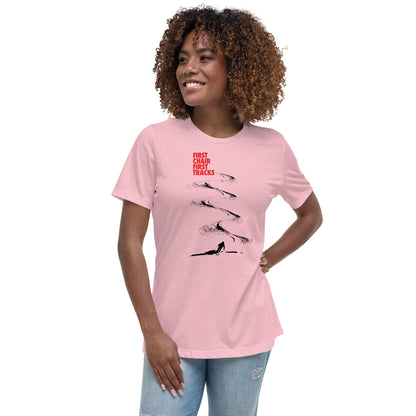 CS0042 - 02001 - First Chair First Tracks Women's Relaxed T-Shirt