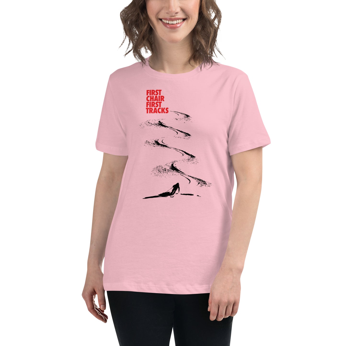 CS0042 - 02001 - First Chair First Tracks Women's Relaxed T-Shirt