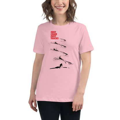 CS0042 - 02001 - First Chair First Tracks Women's Relaxed T-Shirt