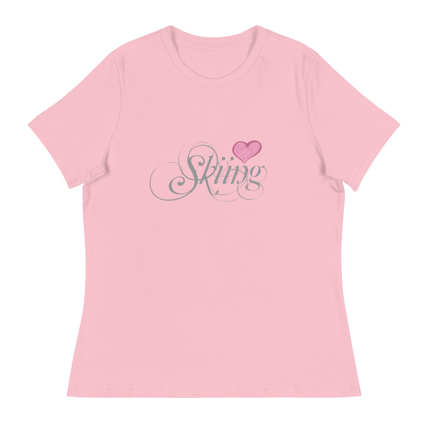 CS0047 - 02001 - Love Skiing/Women's Relaxed T-Shirt