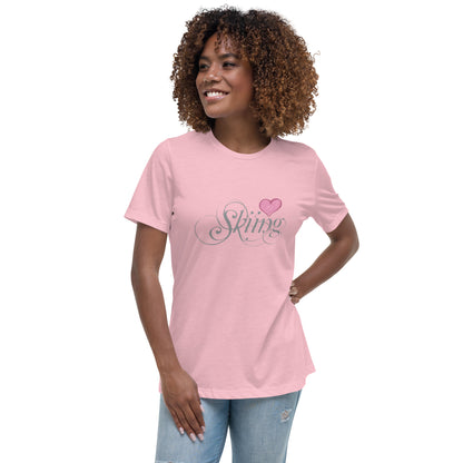 CS0047 - 02001 - Love Skiing/Women's Relaxed T-Shirt