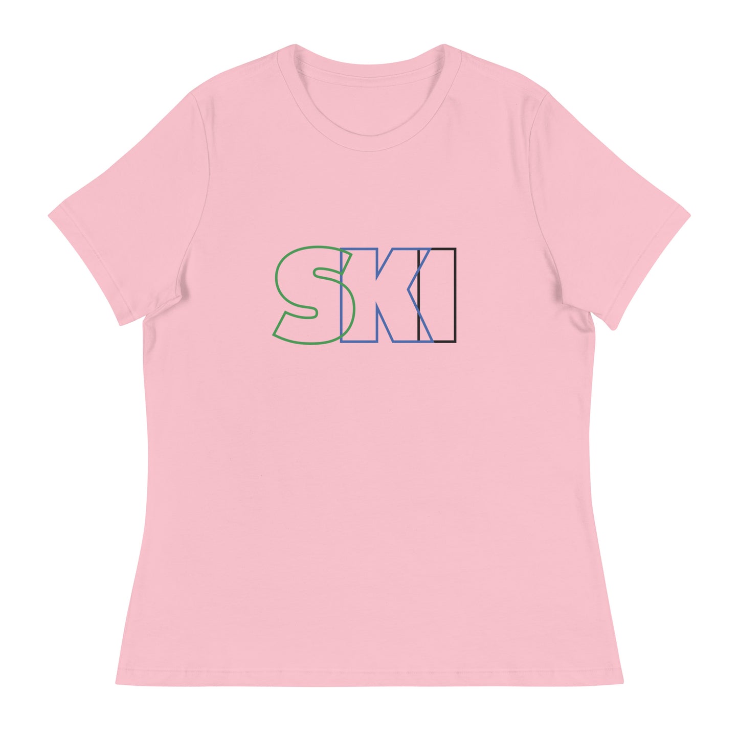 CS0052 - 02001 - SKI Outlined Women's Relaxed T-Shirt