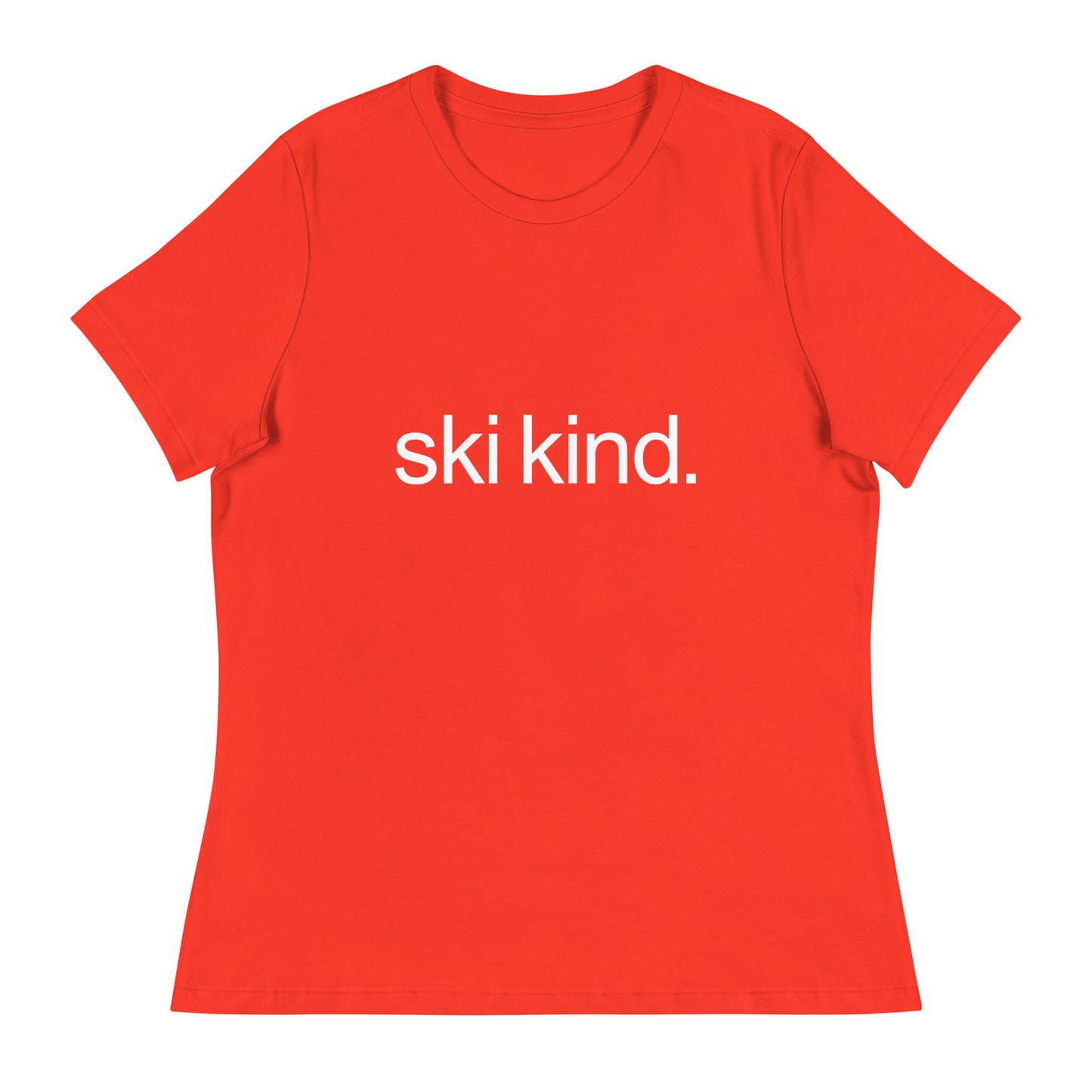 CS0017 - 02001 - ski kind Women's Relaxed T-Shirt