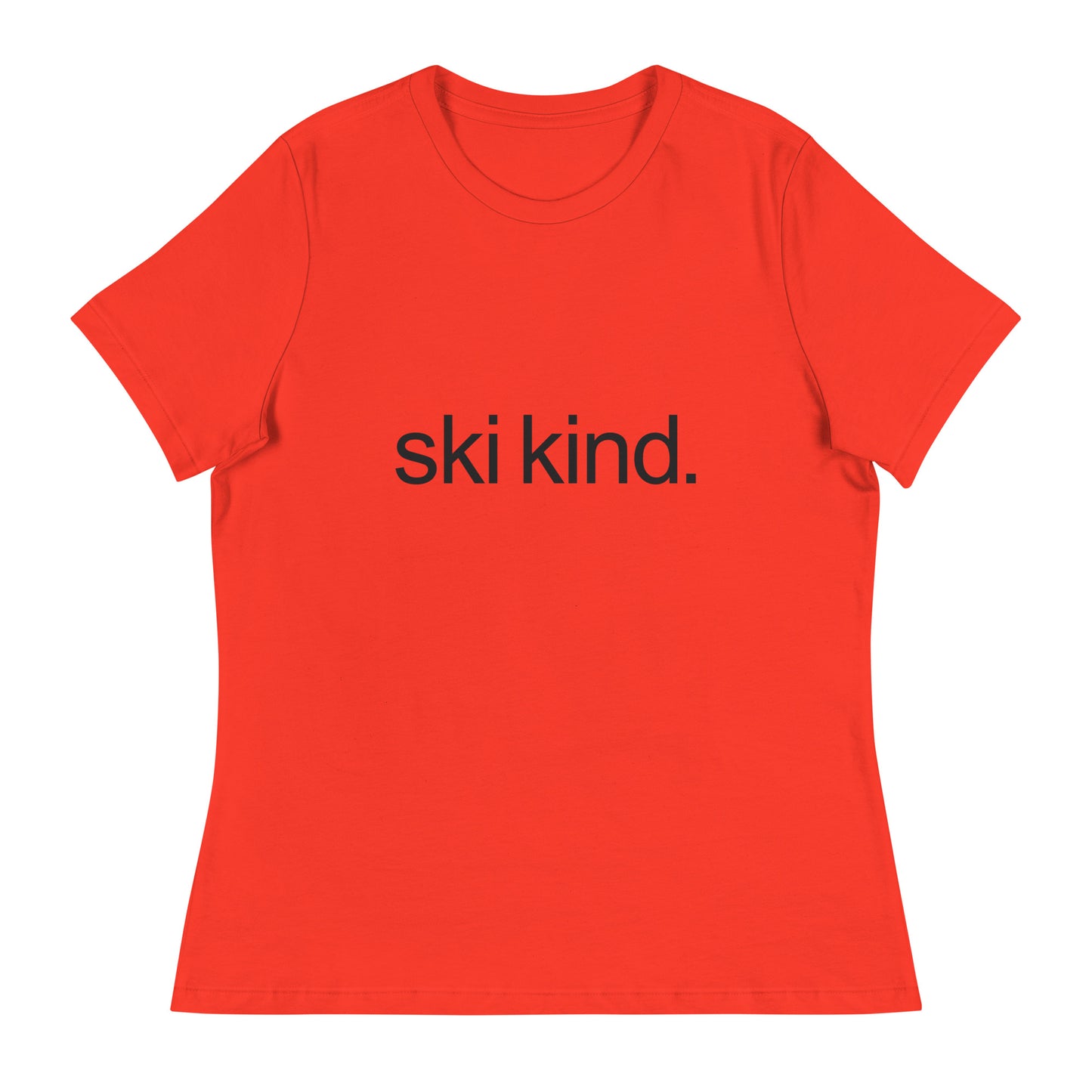 CS0017 - 02001 - ski kind Women's Relaxed T-Shirt