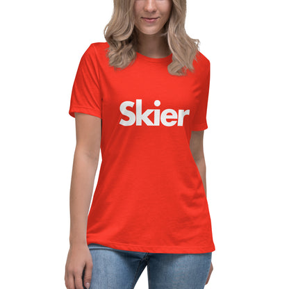 CS0020 - 02001 - Skier Women's Relaxed T-Shirt