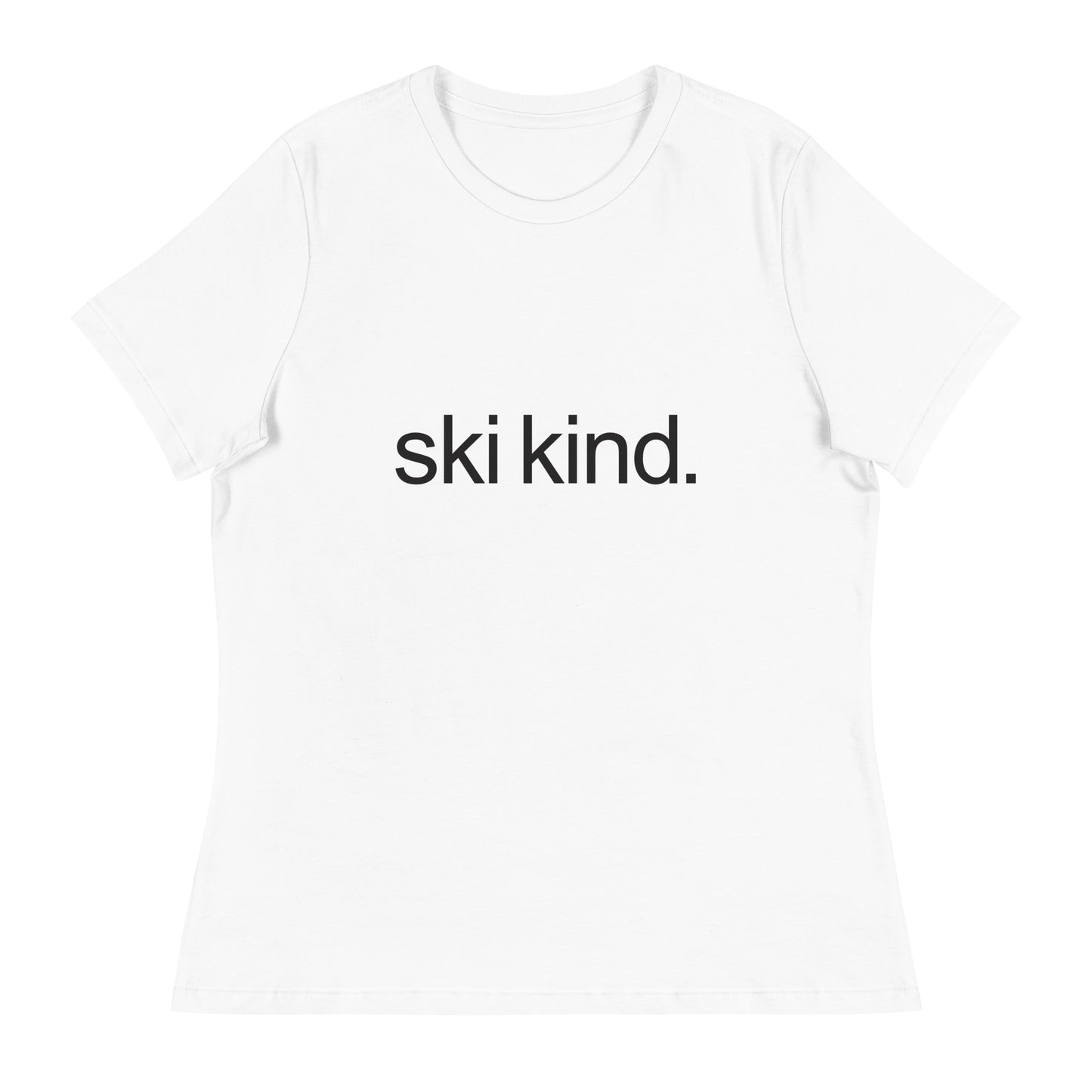 CS0017 - 02001 - ski kind Women's Relaxed T-Shirt