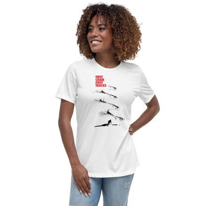 CS0042 - 02001 - First Chair First Tracks Women's Relaxed T-Shirt