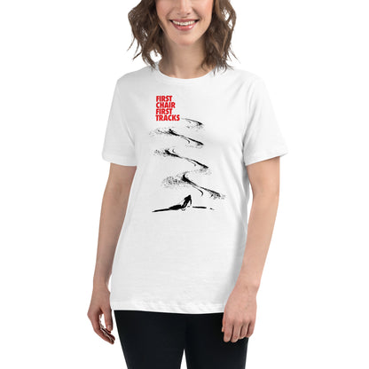 CS0042 - 02001 - First Chair First Tracks Women's Relaxed T-Shirt