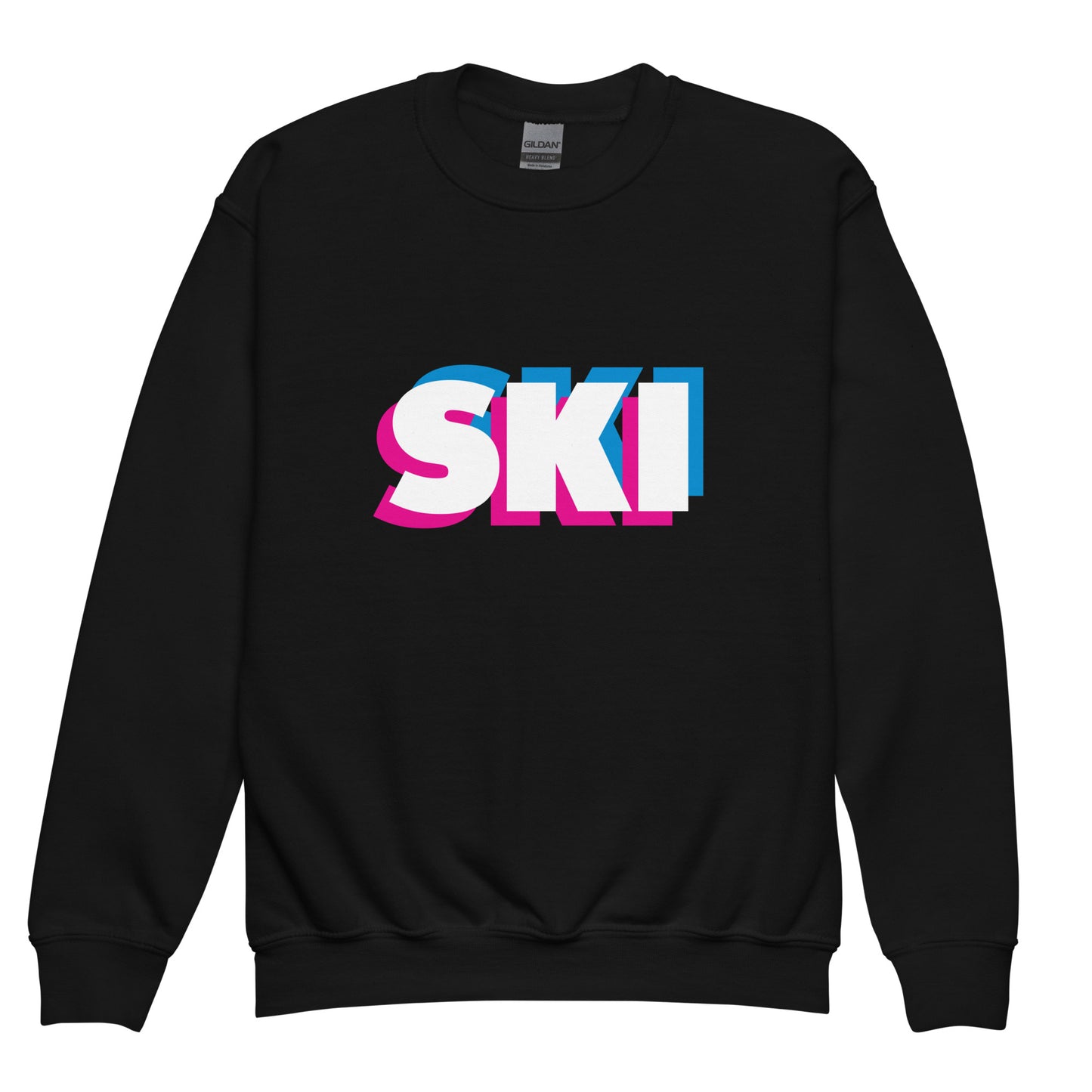 CS0058 - 03005 - 3D SKI Unisex Youth crewneck sweatshirt