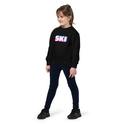 CS0058 - 03005 - 3D SKI Unisex Youth crewneck sweatshirt