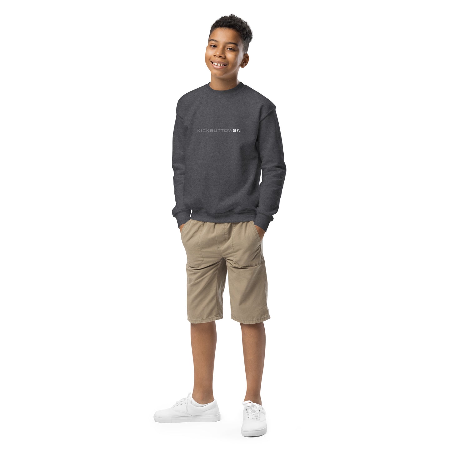 CS0068 - 03005 - Kickbuttowski Unisex Youth crewneck sweatshirt