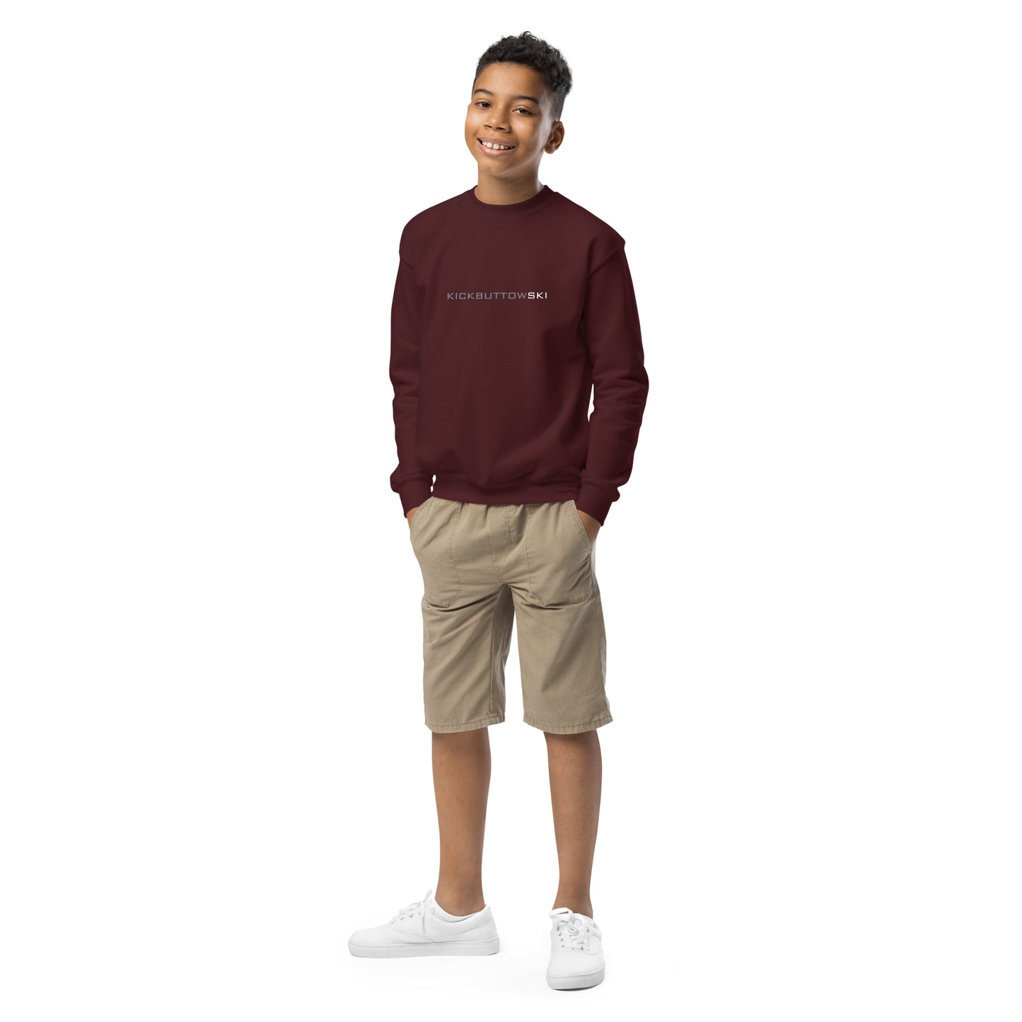 CS0068 - 03005 - Kickbuttowski Unisex Youth crewneck sweatshirt