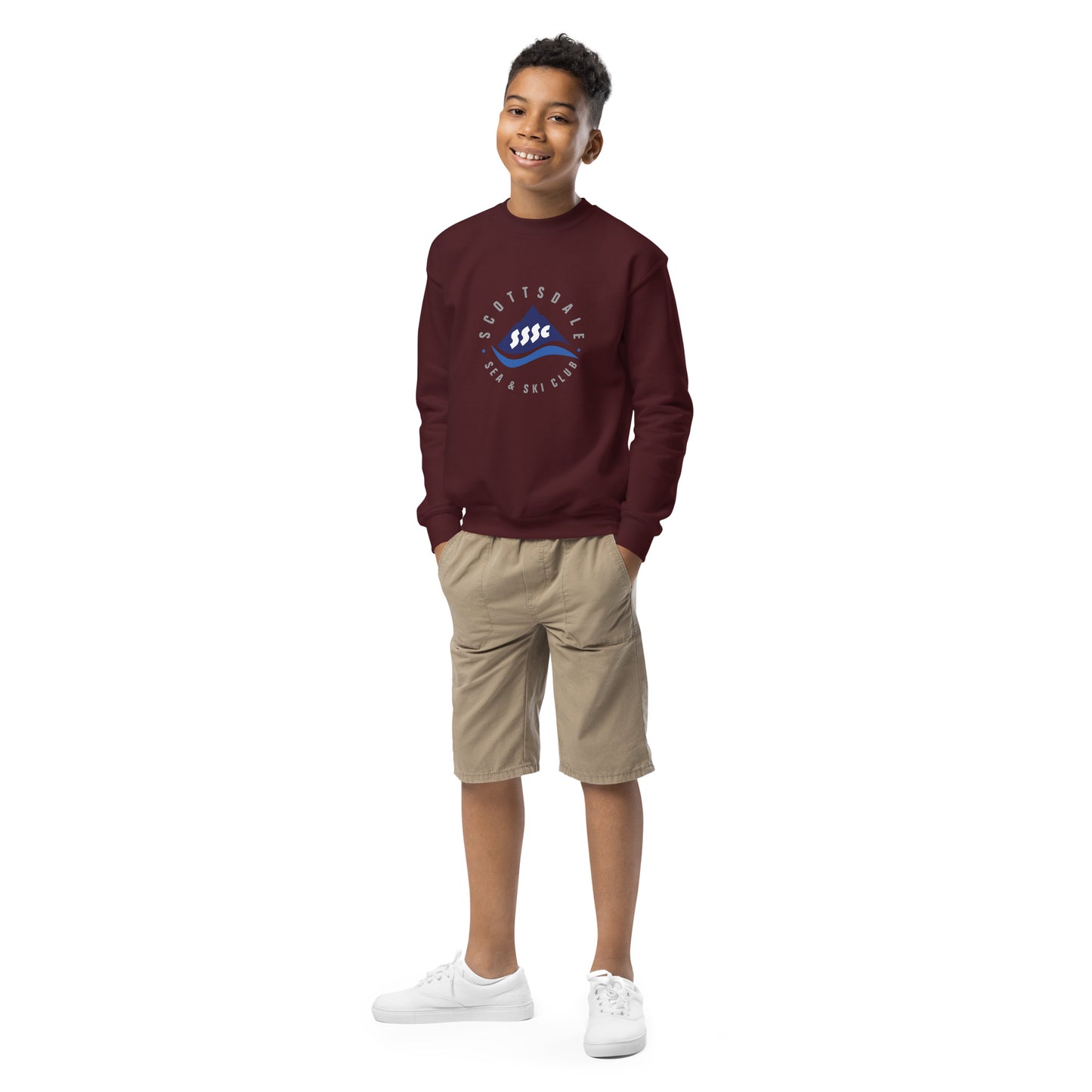 SSASC0118 - 03005 Youth Crewneck Sweatshirt (Circle)