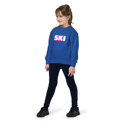 CS0058 - 03005 - 3D SKI Unisex Youth crewneck sweatshirt