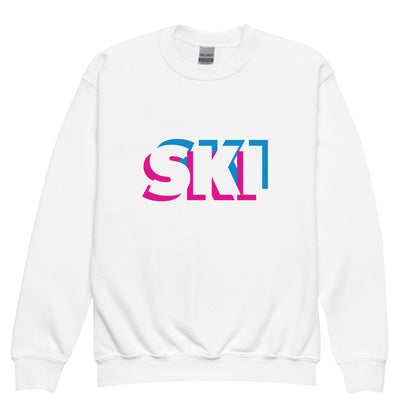 CS0058 - 03005 - 3D SKI Unisex Youth crewneck sweatshirt