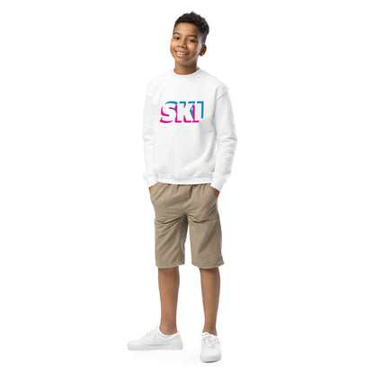 CS0058 - 03005 - 3D SKI Unisex Youth crewneck sweatshirt