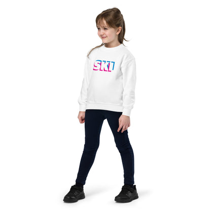 CS0058 - 03005 - 3D SKI Unisex Youth crewneck sweatshirt