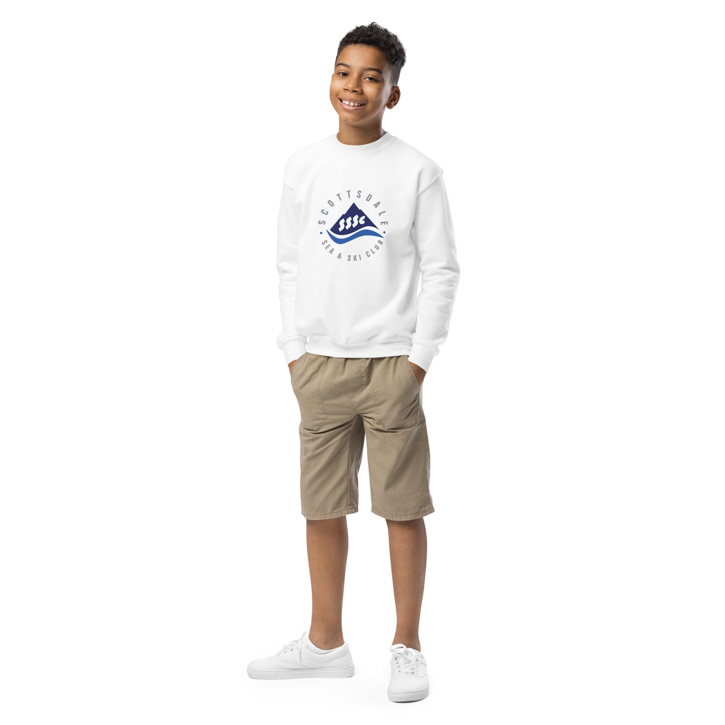 SSASC0118 - 03005 Youth Crewneck Sweatshirt (Circle)