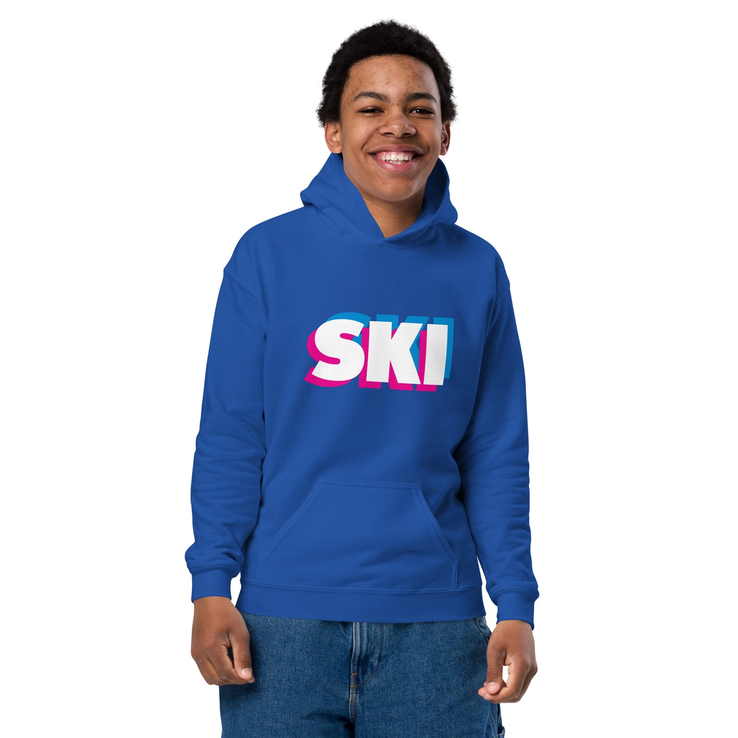 CS0058 - 03004 - 3D SKI Unisex Youth heavy blend hoodie