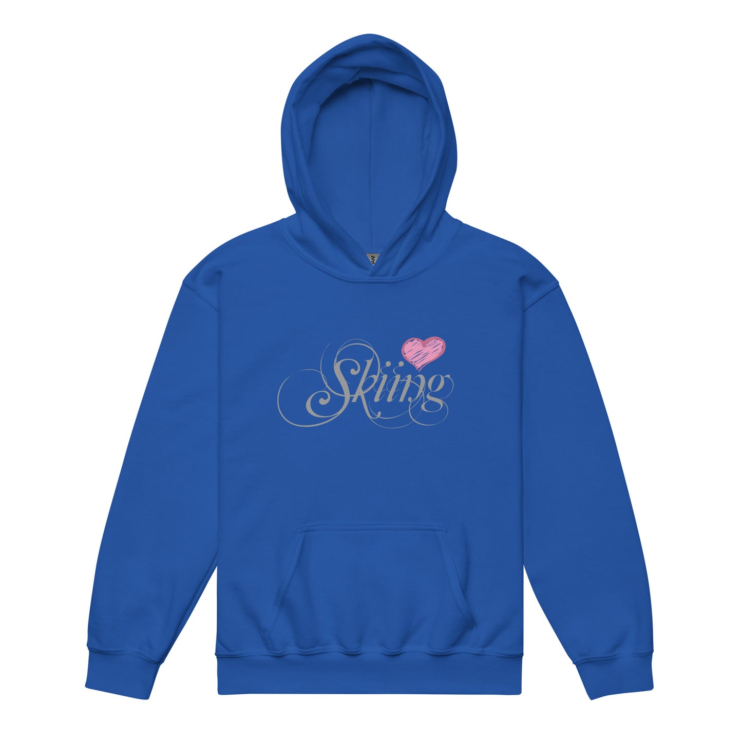 CS0047 - 02004 - Love Skiing/Women's Youth heavy blend hoodie