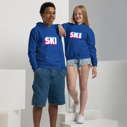 CS0058 - 03004 - 3D SKI Unisex Youth heavy blend hoodie