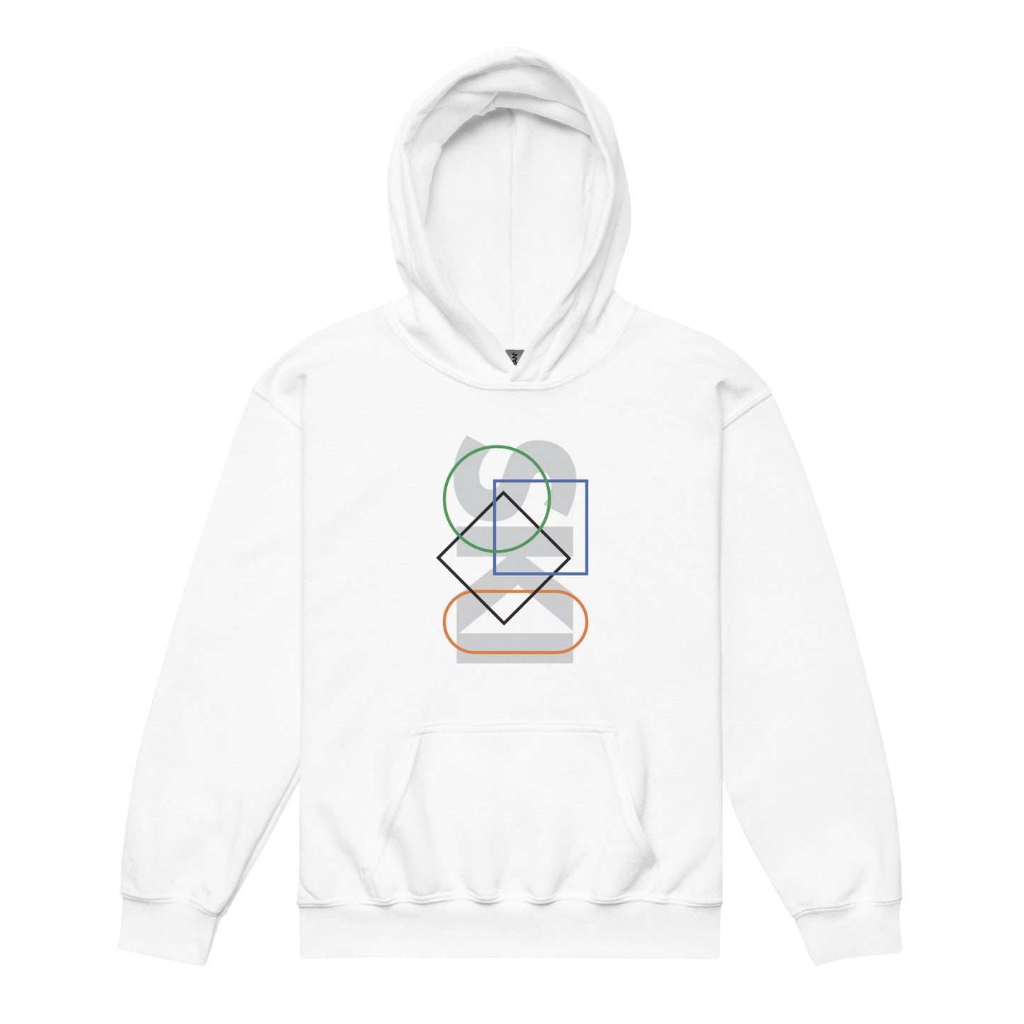 CS0044 - 03004 - SKI Icons Outlined Unisex Youth heavy blend hoodie