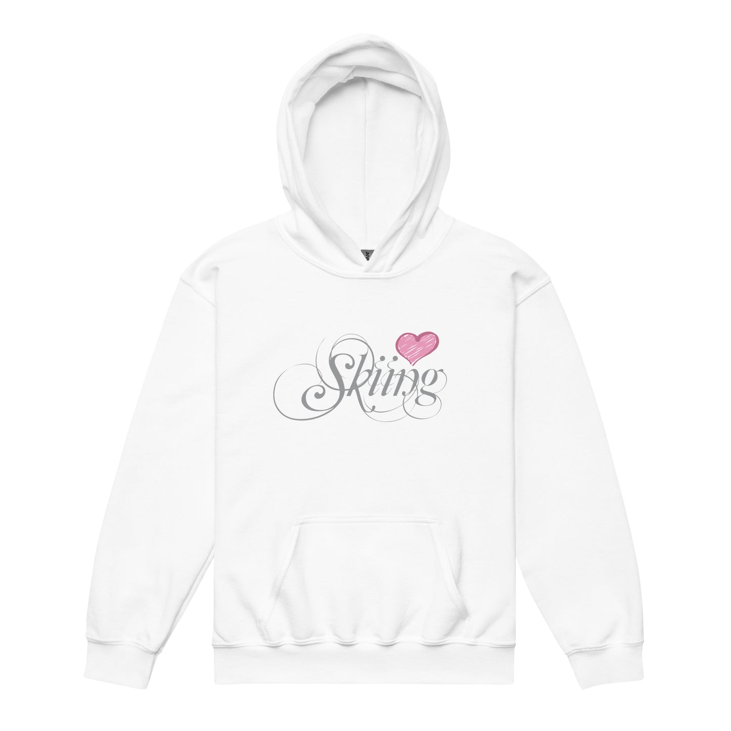 CS0047 - 02004 - Love Skiing/Women's Youth heavy blend hoodie