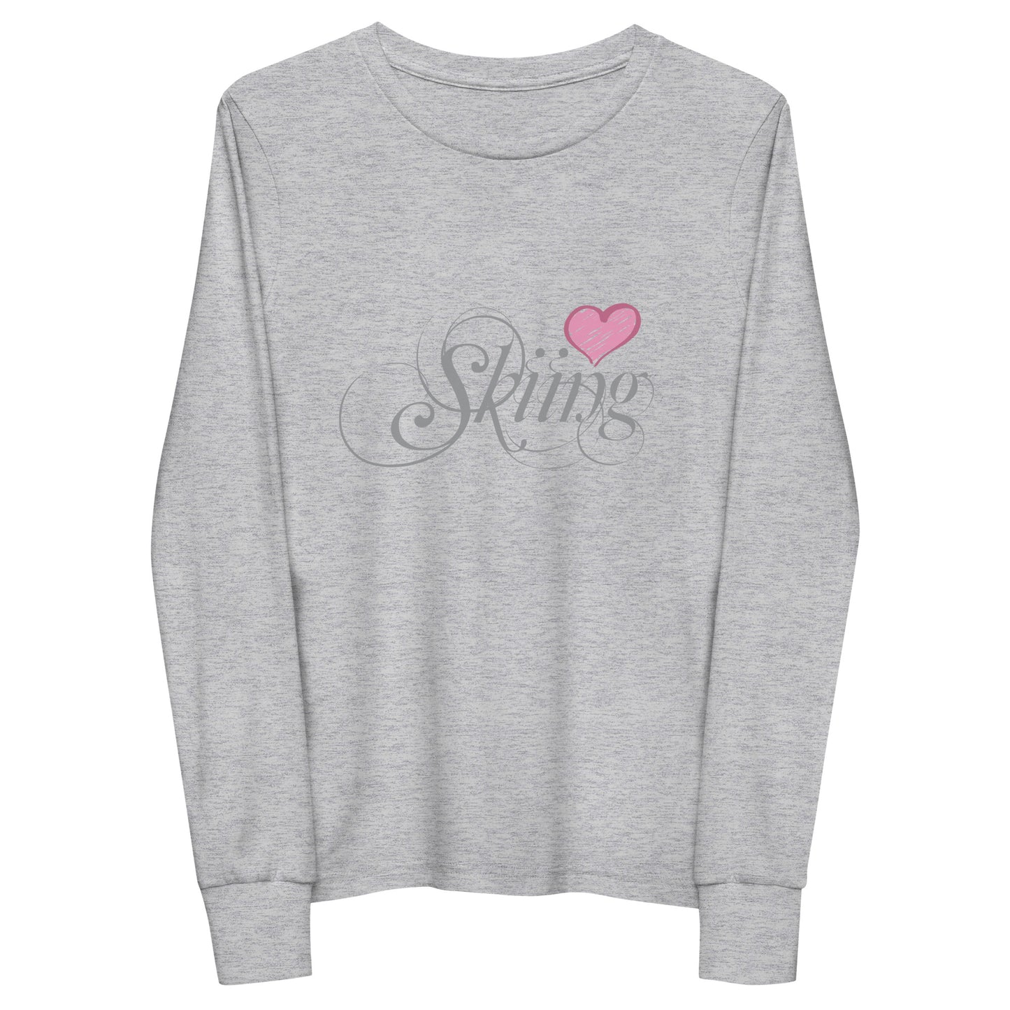 CS0047 - 03001 - Love Skiing/Women's Youth long sleeve tee