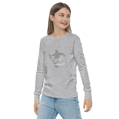 CS0021 - 03001 - Shred the Gnar Unisex Youth long sleeve tee