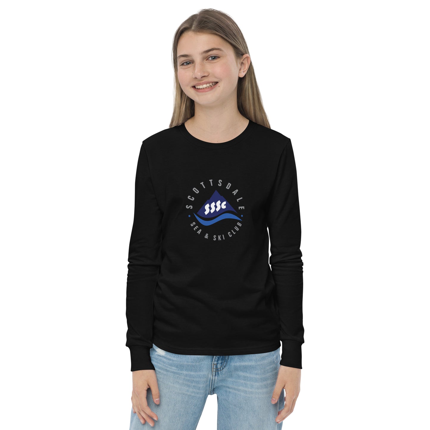 SSASC0121 - 03001 Unisex Youth Long Sleeve Tee (Circle)