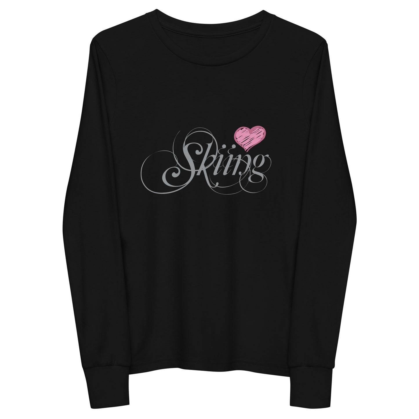 CS0047 - 03001 - Love Skiing/Women's Youth long sleeve tee