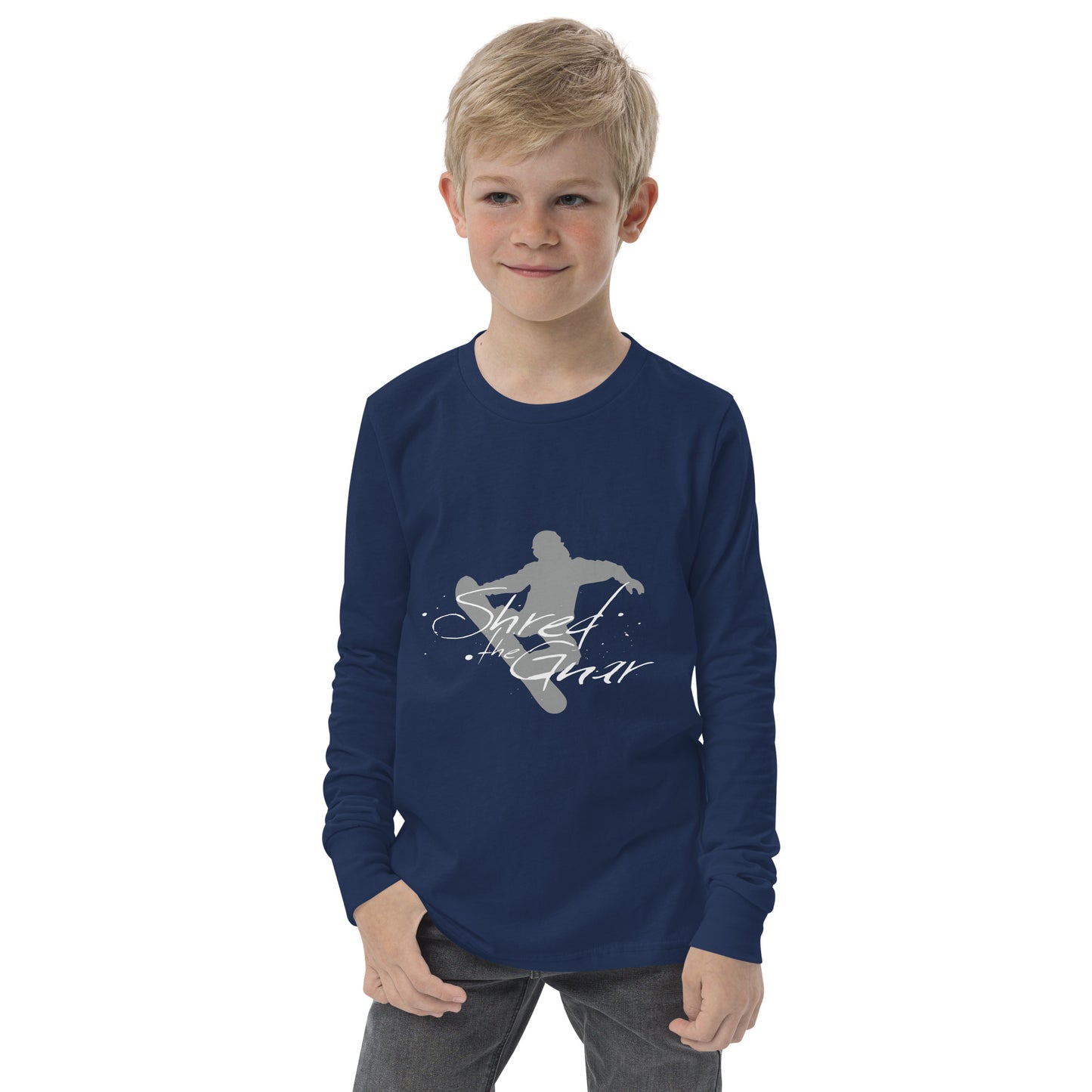 CS0021 - 03001 - Shred the Gnar Unisex Youth long sleeve tee